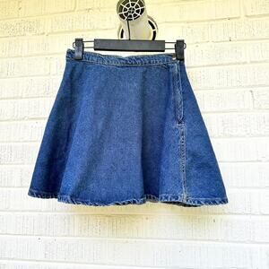 American Apparel Denim Circle Mini Skirt